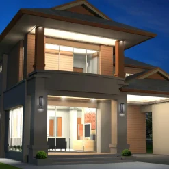 Mała latarnia naścienna Kabo - Teksturowana czerń (QN-KABO-S-BK) - Quintiesse