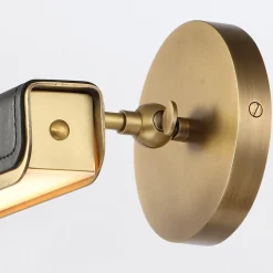 Mała obrazówka LED Valise Picture - Vintage mosiądz, skóra smokingowa (QN-VALISE-PL-S-VBS-TL) - Quintiesse