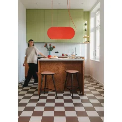 MALUMI A czerwonopomarańczowa sufitowa lampa wisząca (MLA61212P2) - Ummo