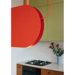 MALUMI A czerwonopomarańczowa sufitowa lampa wisząca (MLA61212P2) - Ummo