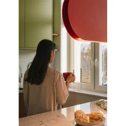 MALUMI A czerwonopomarańczowa sufitowa lampa wisząca (MLA61212P2) - Ummo