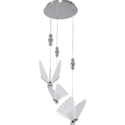 Mariposa 3 wisząca talerz chrom (LP-1715/3P CH) - Light Prestige