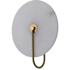 Marmurowy Kinkiet Cyntia 1xLED złoty (WL0115) - Yaskr