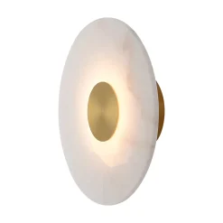 Marmurowy Kinkiet Dalinia 1xLED złoty (WL0114) - Yaskr