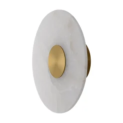 Marmurowy Kinkiet Dalinia 1xLED złoty (WL0114) - Yaskr