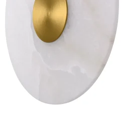 Marmurowy Kinkiet Dalinia 1xLED złoty (WL0114) - Yaskr