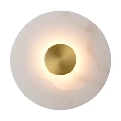 Marmurowy Kinkiet Dalinia 1xLED złoty (WL0114) - Yaskr