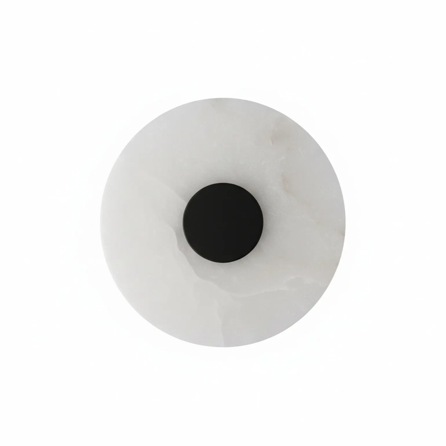 Marmurowy kinkiet Dalinia 1xLED czarny (WL0114-BK) - Yaskr