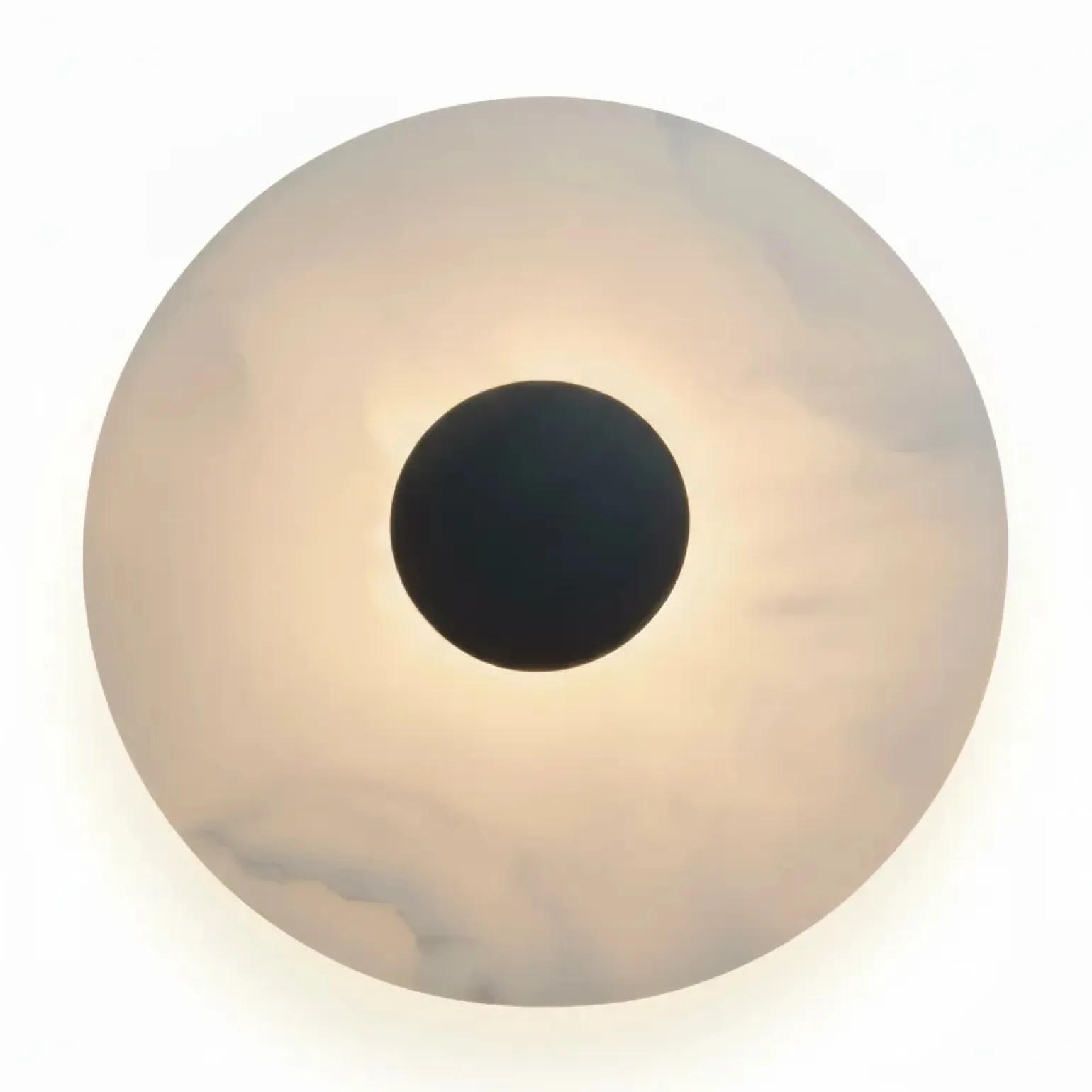 Marmurowy kinkiet Dalinia 1xLED czarny (WL0114-BK) - Yaskr