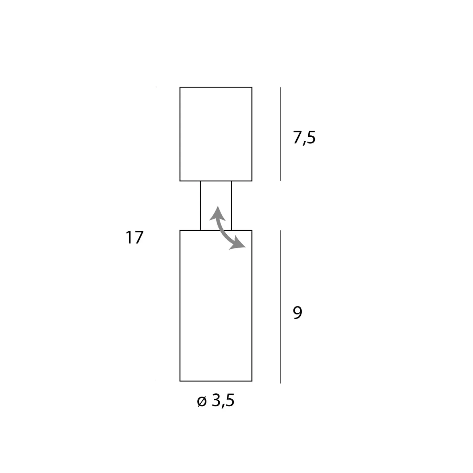 MAXLIGHT C0248 LAMPA SUFITOWA HALO B BLACK