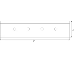 MAXLIGHT MA0009 adaptor do łączenia szyna + szyna (1 sztuka) MT0001, MT0002, MT0011, MT0012