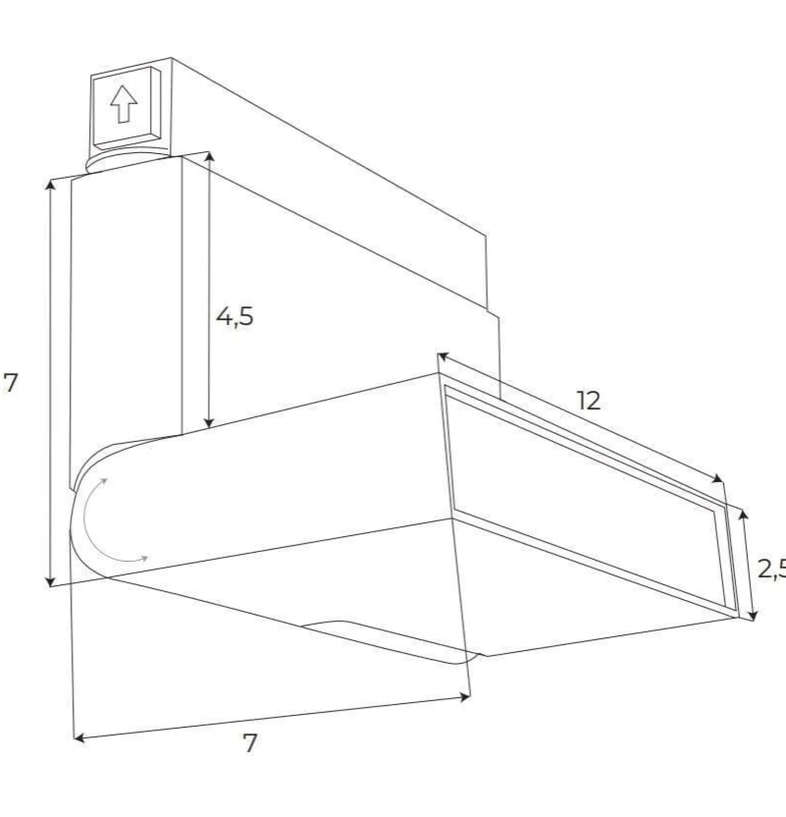 MAXLIGHT M0007Z LAMPA MAGNETYCZNA ŁAMANA SYSTEM ZIGBEE 6W 323LM 2700/5000K