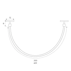 MAXLIGHT M0036Z LAMPA MAGNETYCZNA BIAŁA SYSTEM ZIGBEE 20W 1404LM 2700/5000K