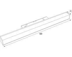 MAXLIGHT M0024Z LAMPA MAGNETYCZNA LINIOWA BIAŁA SYSTEM ZIGBEE 18W 1126LM 2700/5000K