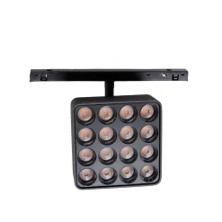 MAXLIGHT N0013Z raster MICRO11 12W Czarny kwadrat 2700-5000K Zigbee