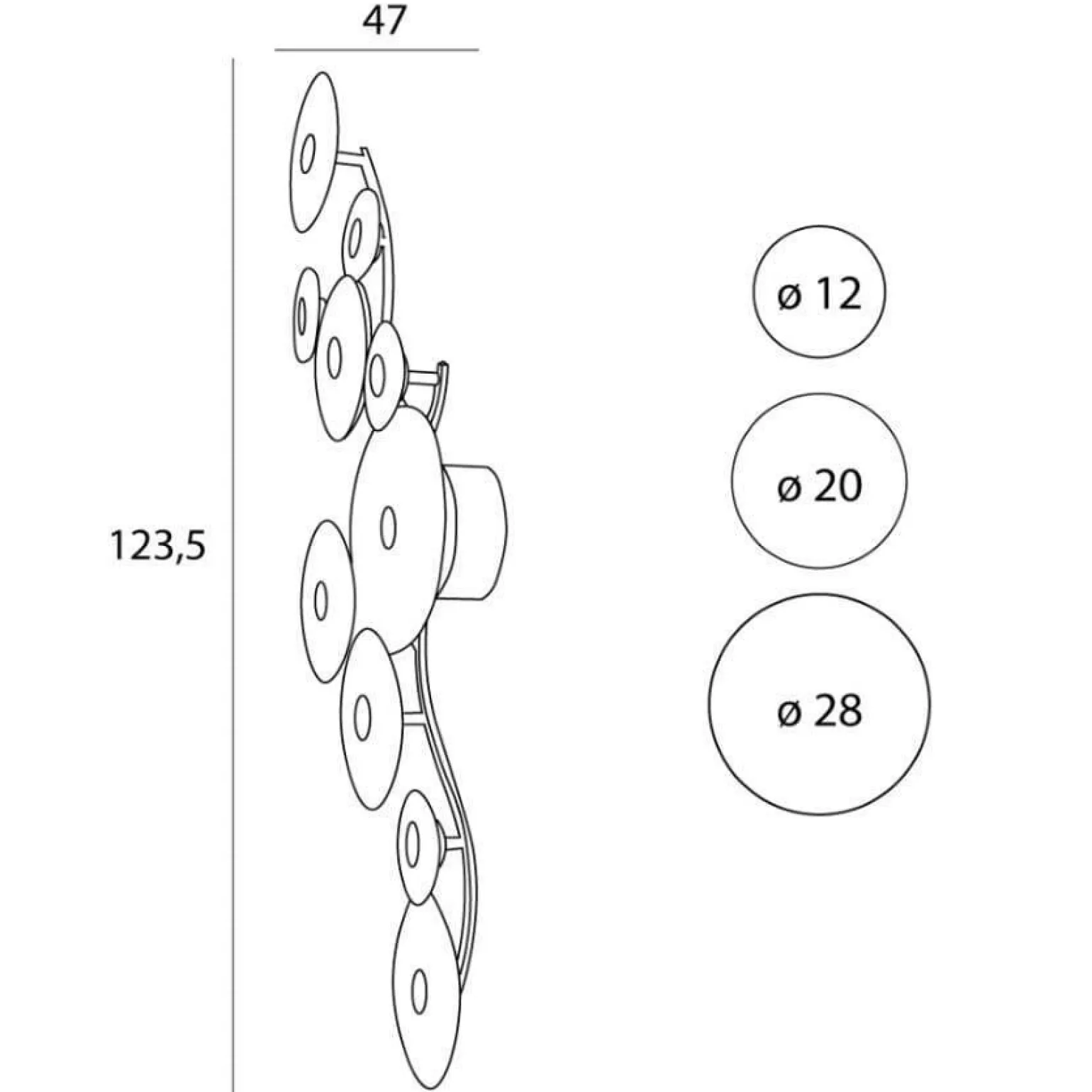 MAXLIGHT W0354 KINKIET PAOLA 10L