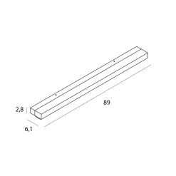 MAXLIGHT W0404D KINKIET TRIO 10W, CZARNY, IP44, 3000K