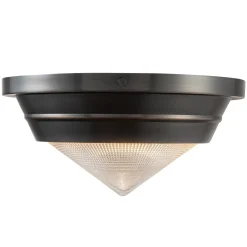 Mały plafon Willard - 1 źródło światła - Miejski brąz (QN-WILLARD-F-S-UBZ-PG) - Quintiesse