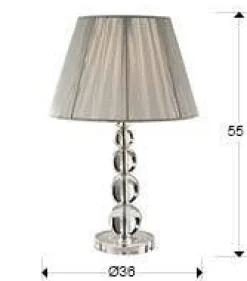 MERCURY lampa stołowa 1L (661418) - Schuller