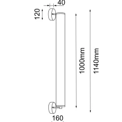 MEREZI K - kinkiet - mosiądz patyna mat - 3000K (4051) - ANTIGO