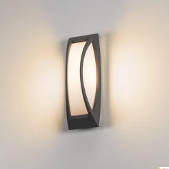 MERIDIAN 2, lampa ścienna i sufitowa outdoor, TC-(D,H,T,Q)SE, IP54, antracytowa, maks. 25W (230445) - SLV