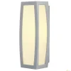 MERIDIAN BOX, lampa ścienna outdoor, TC-(D,H,T,Q)SE, IP54, srebrnoszara, maks. 20W, z czujnikiem (230084) - SLV