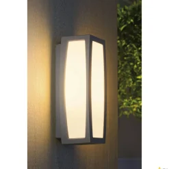 MERIDIAN BOX, lampa podłogowa outdoor, TC-(D,H,T,Q)SE, IP54, srebrnoszara, maks. 20W (230044) - SLV