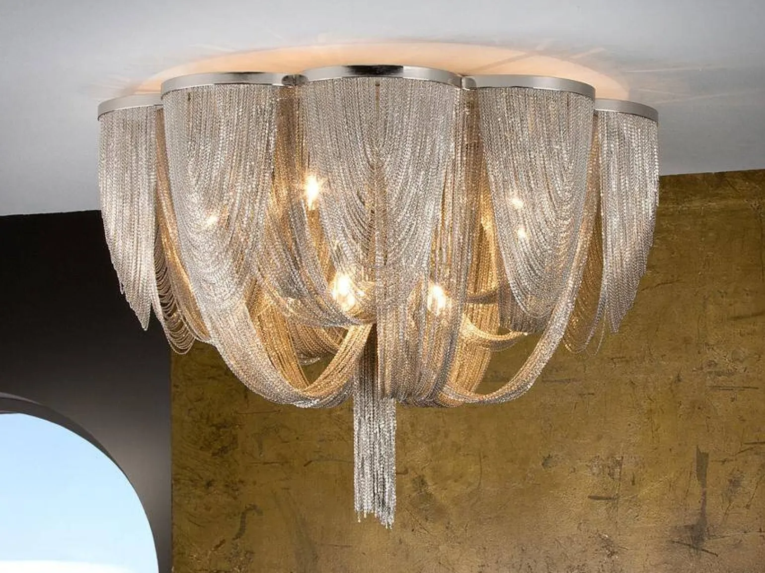 Minerva plafon duży 10L (872469) - Schuller