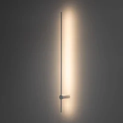 Minimalistyczny biały kinkiet SABER LED L (11588) - Nowodvorski