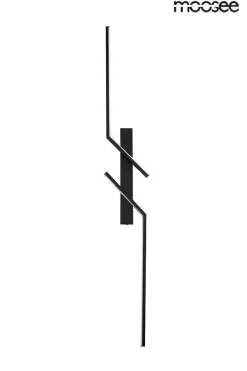 Minimalistyczny czarny kinkiet MAISON 100 (MSE1501100412) - Moosee