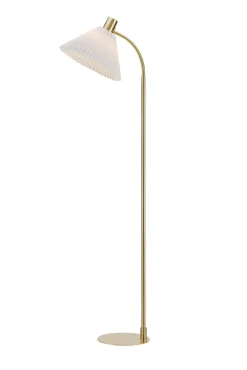 MIRA Floor 1L Brushed Brass/White (108569) Markslojd