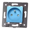 Moduł gniazda elektrycznego niebieskiego z bolcem 16A - 230V (WG-71FR-69) LIVOLO