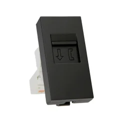 Moduł gniazda telefonicznego czarny (WT-1-62) LIVOLO