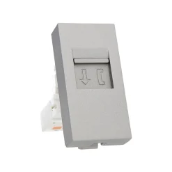 Moduł gniazda telefonicznego srebrny (WT-1-64) LIVOLO