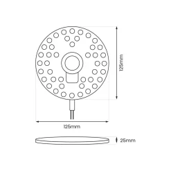 Moduł Led FIX 12W 3000K Fi125 (EKM0460) - Eko-Light
