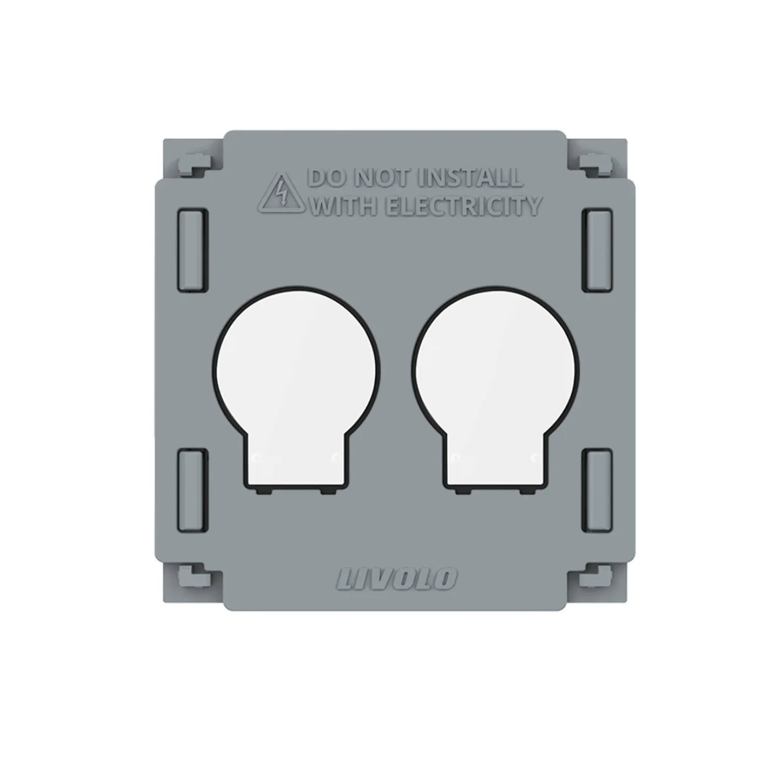 Moduł podwójnego włącznika dotykowego z separowanymi stykami sterowany pilotem (WW-C702IR) LIVOLO