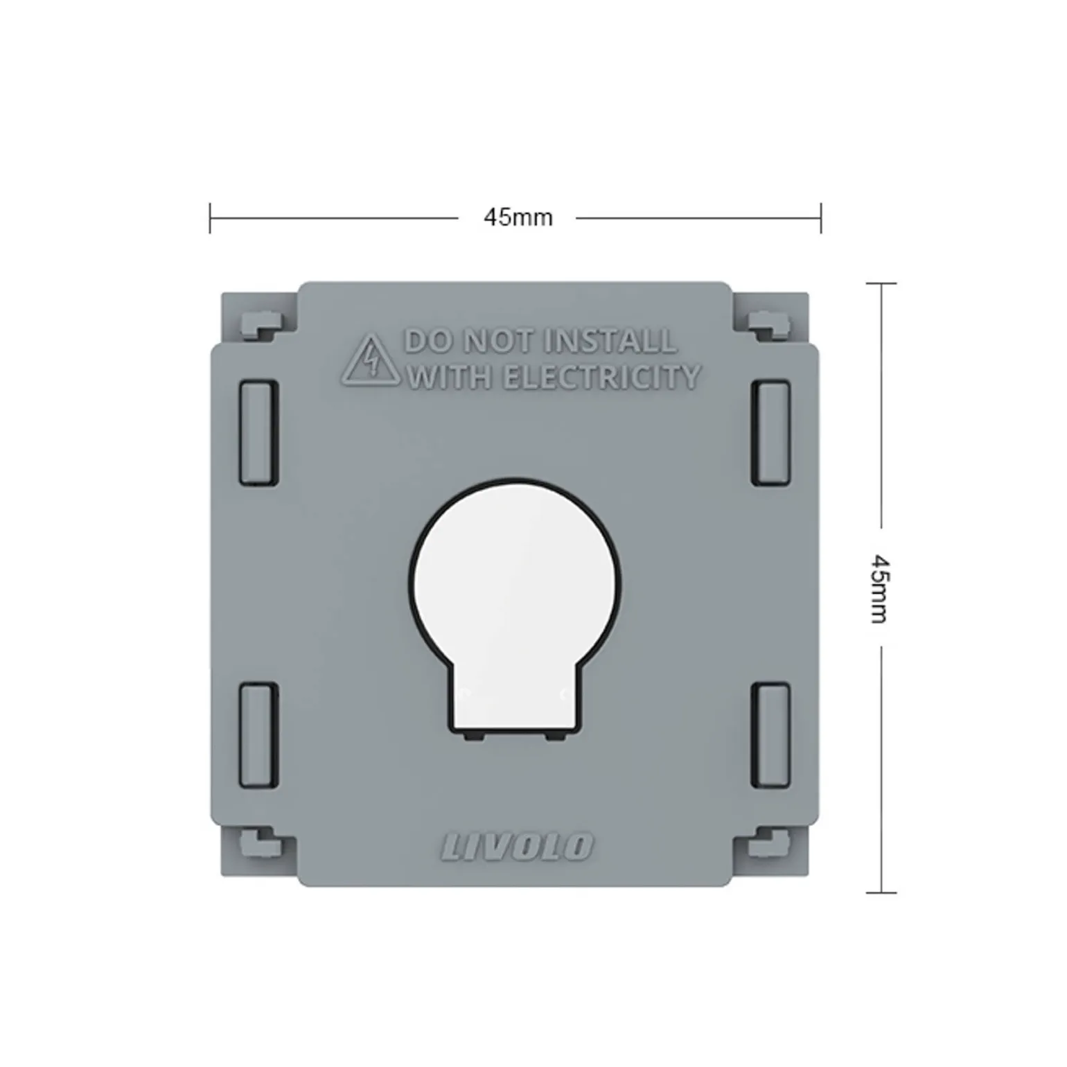 Moduł pojedynczego włącznika dotykowego impulsowego dzwonkowego pod FIBARO (WW-C701IH) LIVOLO