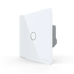 Moduł pojedynczego włącznika dzwonkowego z pojedynczym białym panelem szklanym (VL-C701B-61) LIVOLO