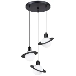 Młodzieżowa lampa wisząca HYPERION 3P czarny (SL.1359) - Sollux Lighting