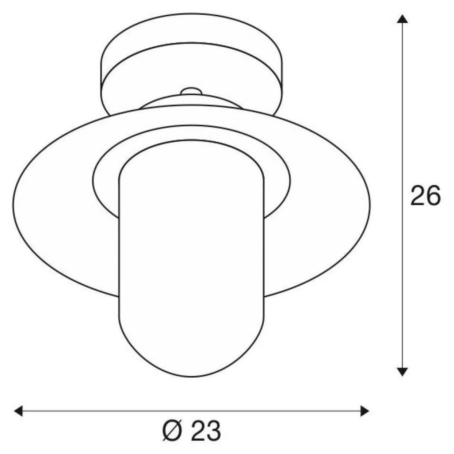 MOLAT E27 Sufitowa, antracyt, max. 60W, IP44