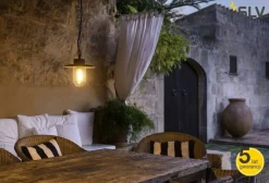 MOLAT E27 wisząca, antracyt, max. 60W, IP44 - żyrandol