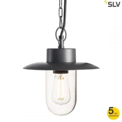 MOLAT E27 wisząca, antracyt, max. 60W, IP44 - żyrandol