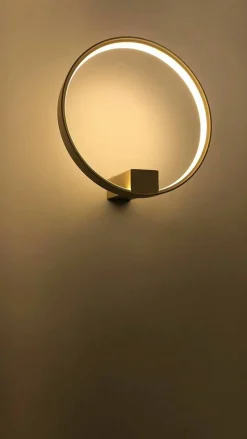 MOOSEE lampa ścienna CIRCLE WALL złota (MSE010400220) - Moosee