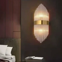 MOOSEE lampa ścienna FLORENS M złota (MSE010400194) - Moosee