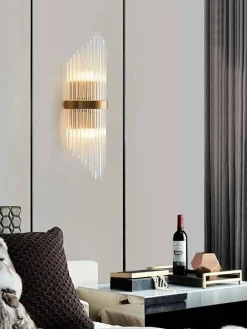 MOOSEE lampa ścienna FLORENS M złota (MSE010400194) - Moosee