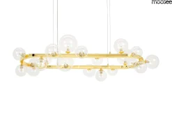 MOOSEE lampa wisząca ALURE OVAL 120 złota (MSE1501100551) - Moosee