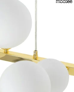 MOOSEE lampa wisząca ALURE OVAL 120 złota/mleczna (MSE1501100605/MILK) - Moosee