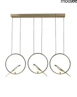 MOOSEE lampa wisząca BIRD LINE złota (MSE010100295) - Moosee