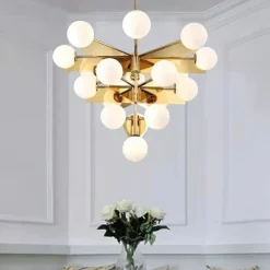 MOOSEE lampa wisząca SOLEI złota (MSE010100141) - Moosee