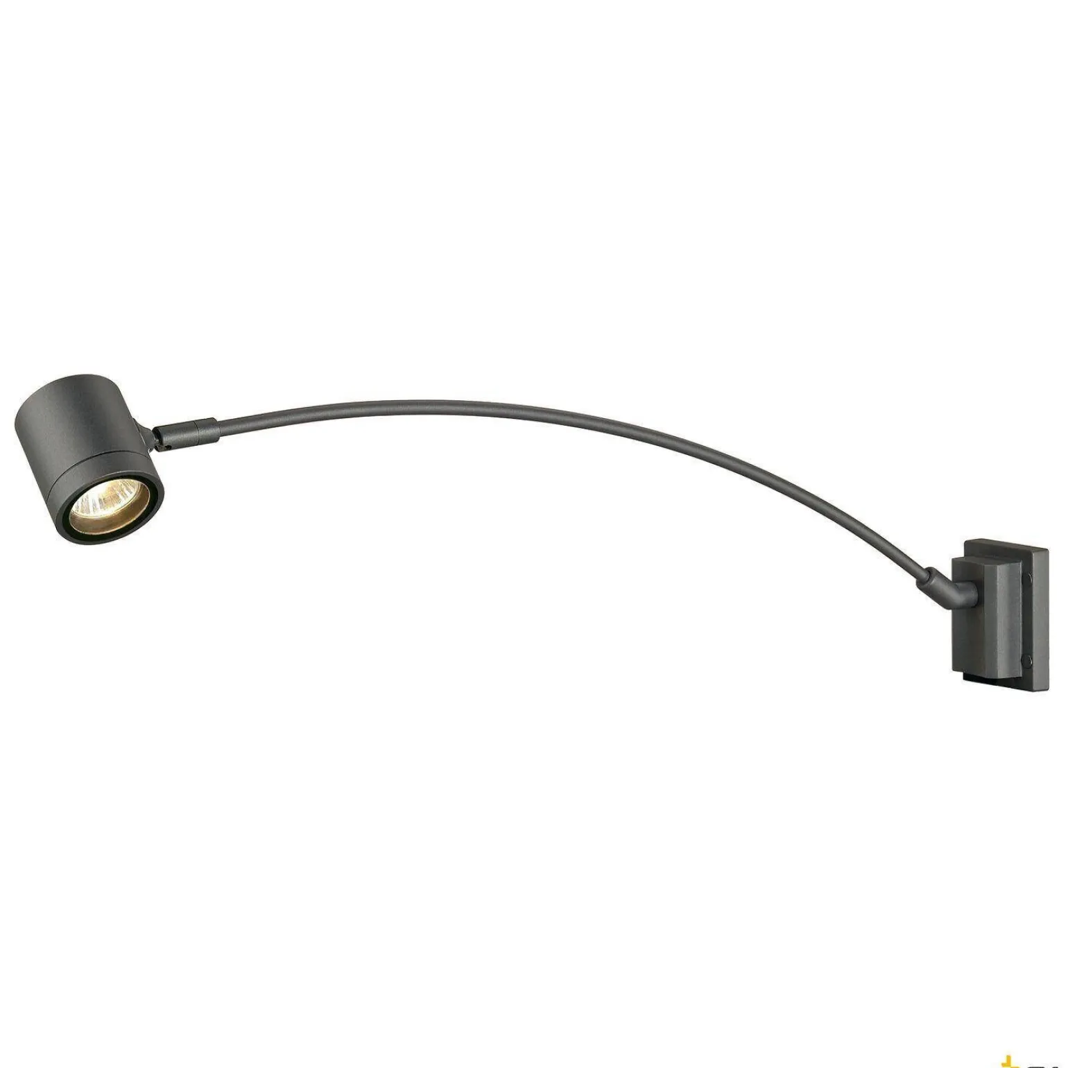MYRA DISPLAY, lampa ścienna outdoor, QPAR51, IP55, antracyt, łukowato wygięta, maks. 50W (233135) - SLV